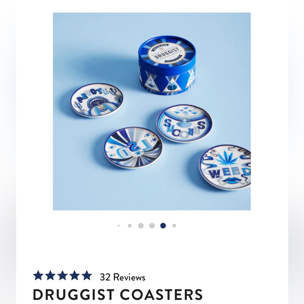 Druggist coaster set (4)